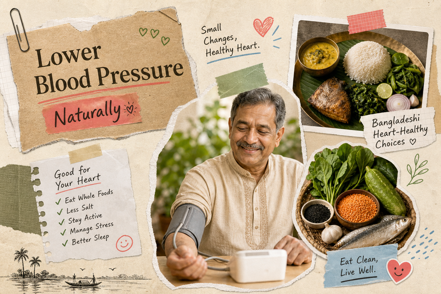 Lower Blood Pressure Naturally: A Bangladeshi Diet Guide