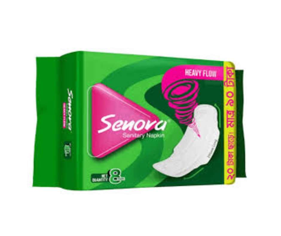 Senora Heavy Flow Sanitary Napkin 8 Pads